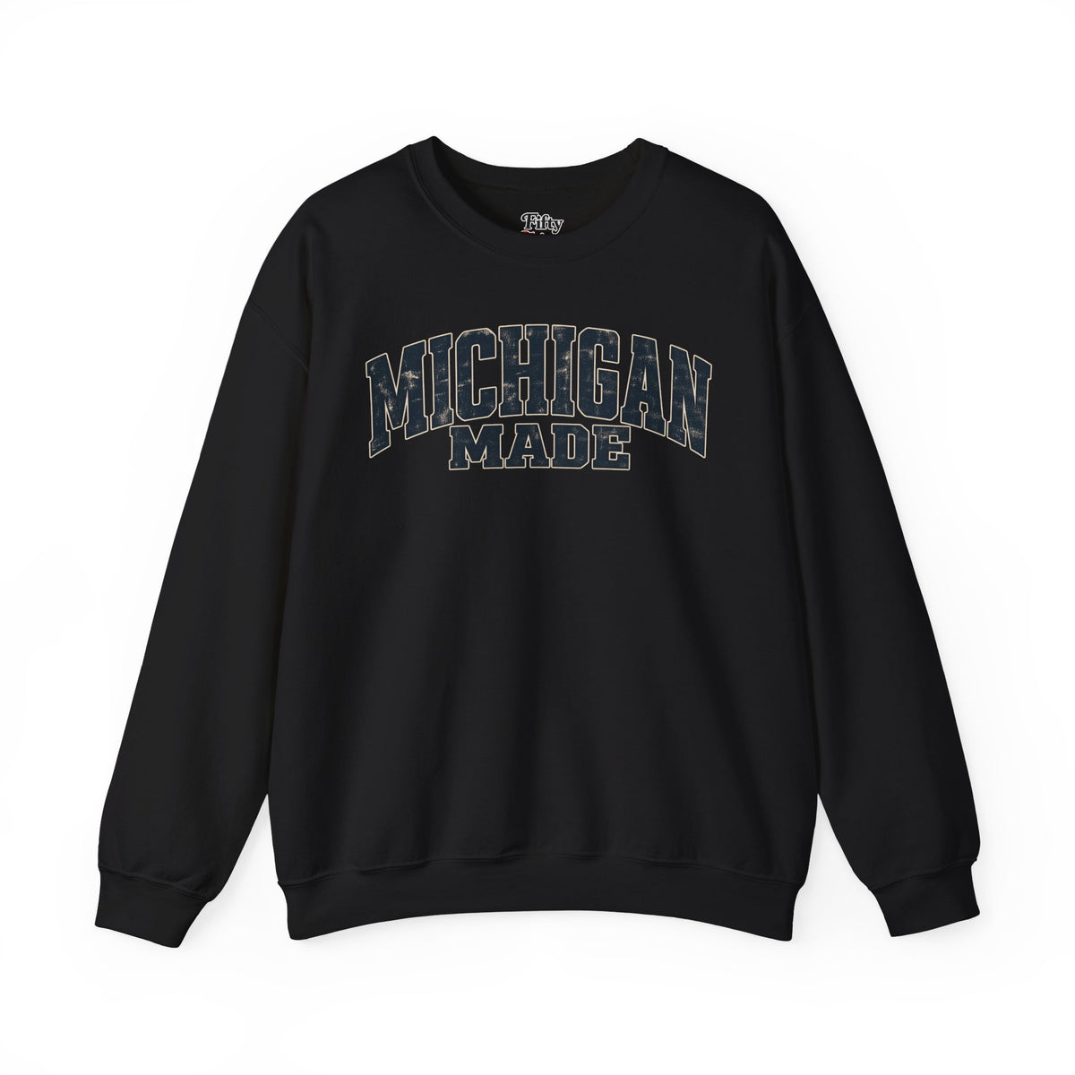 Michigan Made Unisex Crewneck Sweatshirt State Name Graphic