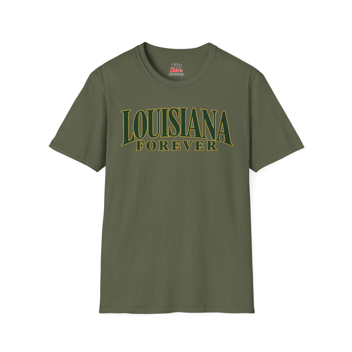 Louisiana Forever Unisex Softstyle T Shirt State Name Graphic Tee