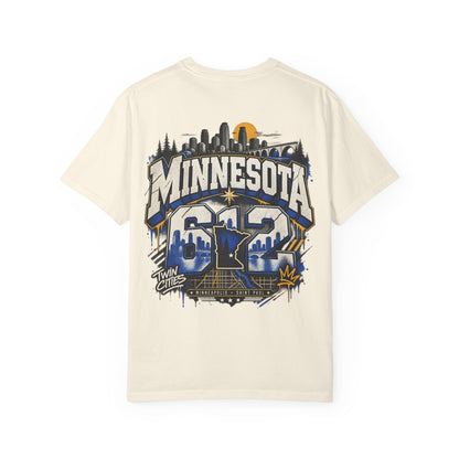 Minnesota 612 Unisex Comfort Color 1717 Streetwear Graphic Tee