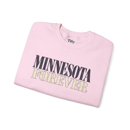 Minnesota Forever Unisex Crewneck Sweatshirt State Name Graphic