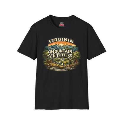 Virginia Mountain Outfitters Unisex Softstyle T Shirt State Pride Graphic Tee Collections FS03