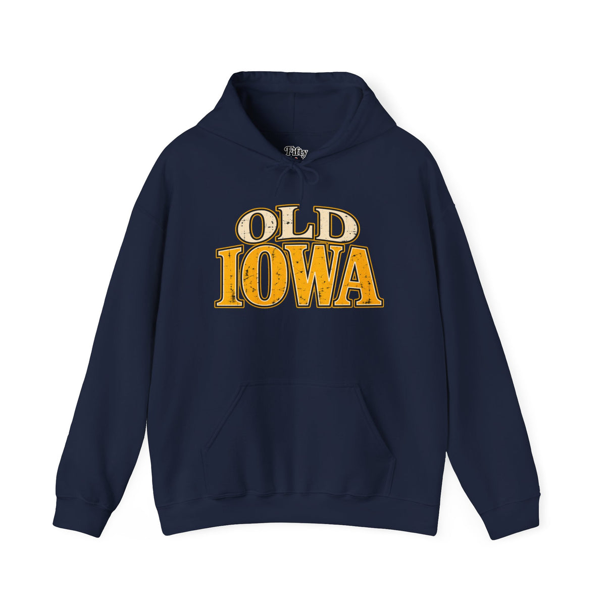 Old Iowa Unisex Hoodie State Name Graphic