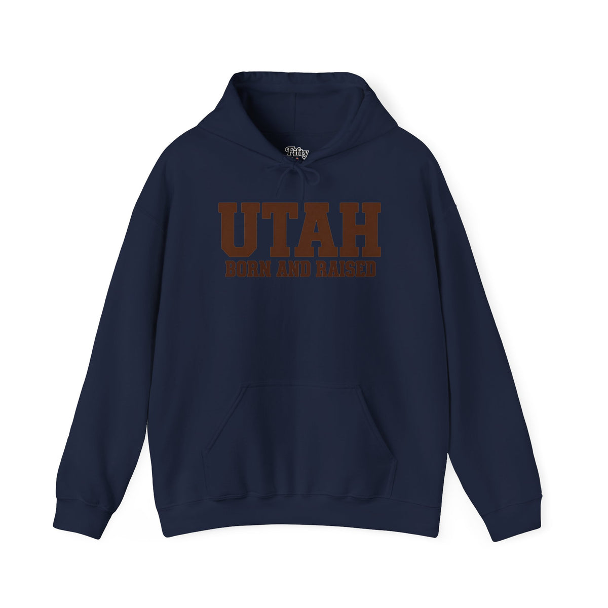 Utah Born And Raised Unisex Hoodie State Name Graphic