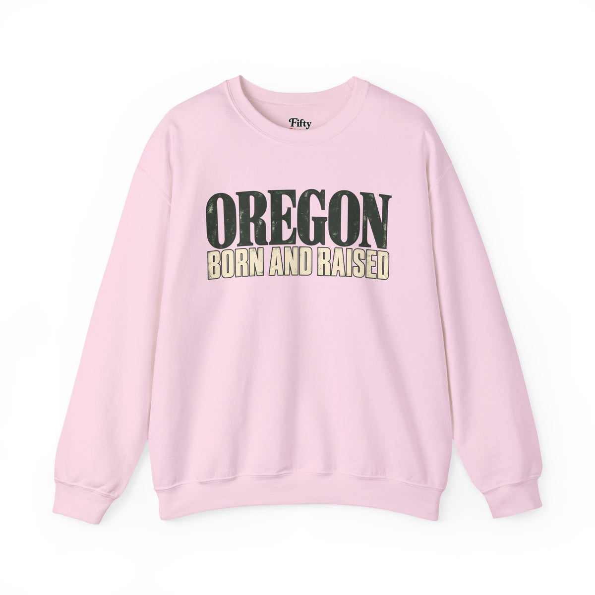 Oregon Born and Raised Premium Heritage Unisex Sweatshirt Graphic