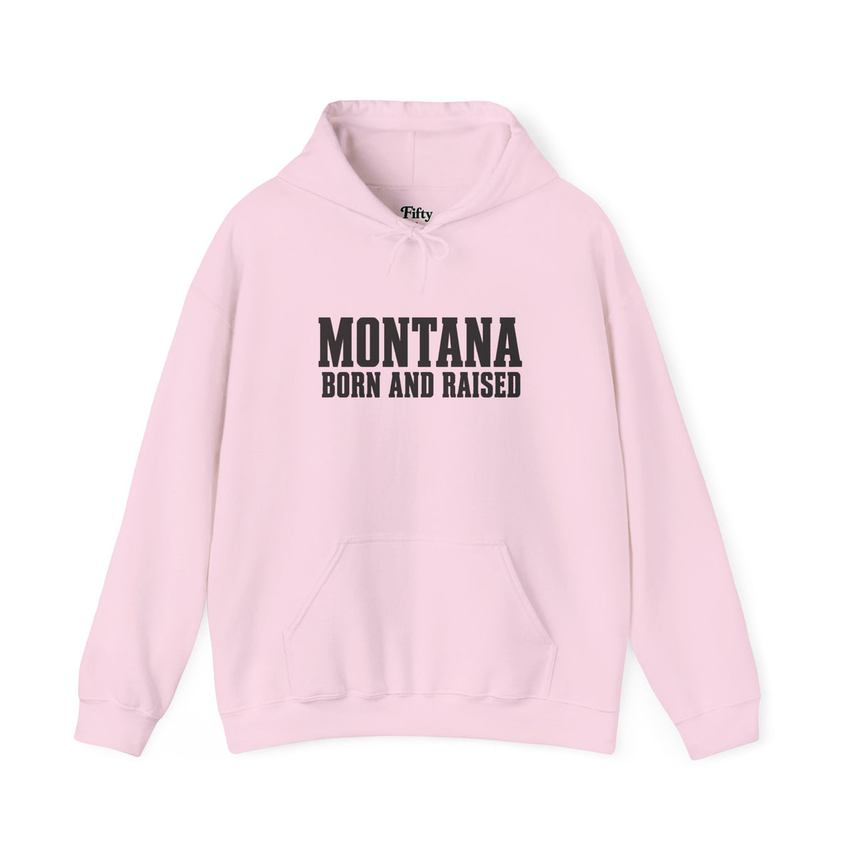 Montana Born and Raised Minimal Heritage Unisex Hoodie Graphic