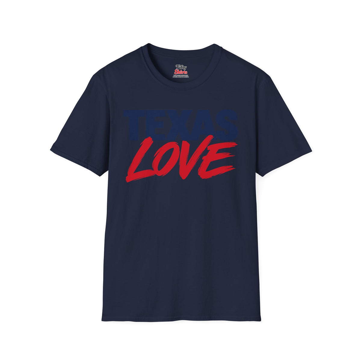 Texas Love Unisex Softstyle T Shirt State Name Graphic Tee