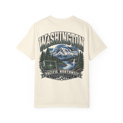 Washington Pacific Northwest Unisex Comfort Color 1717 Streetwear Graphic Tee