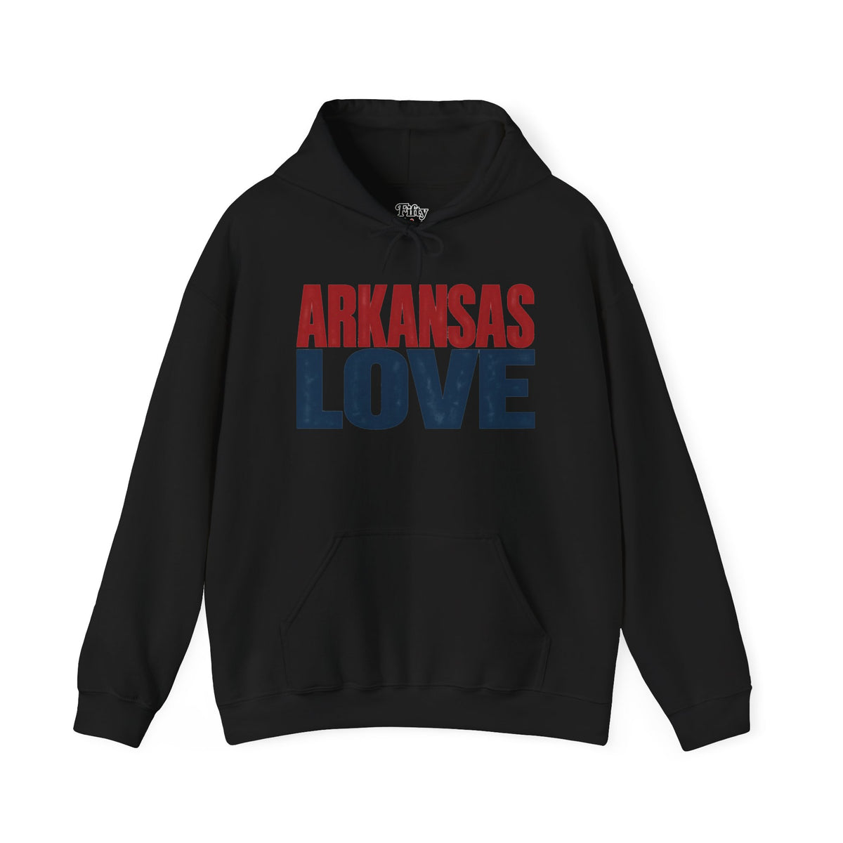 Arkansas Love Unisex Hoodie State Name Graphic