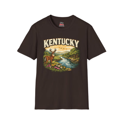 Kentucky Wildlife Unisex Softstyle T Shirt State Pride Graphic Tee Collections FS03