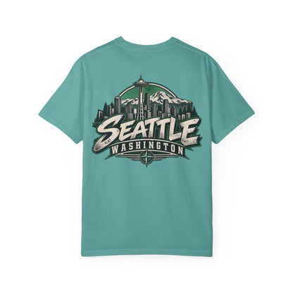Seattle Washington Unisex Comfort Color 1717 Streetwear Graphic Tee