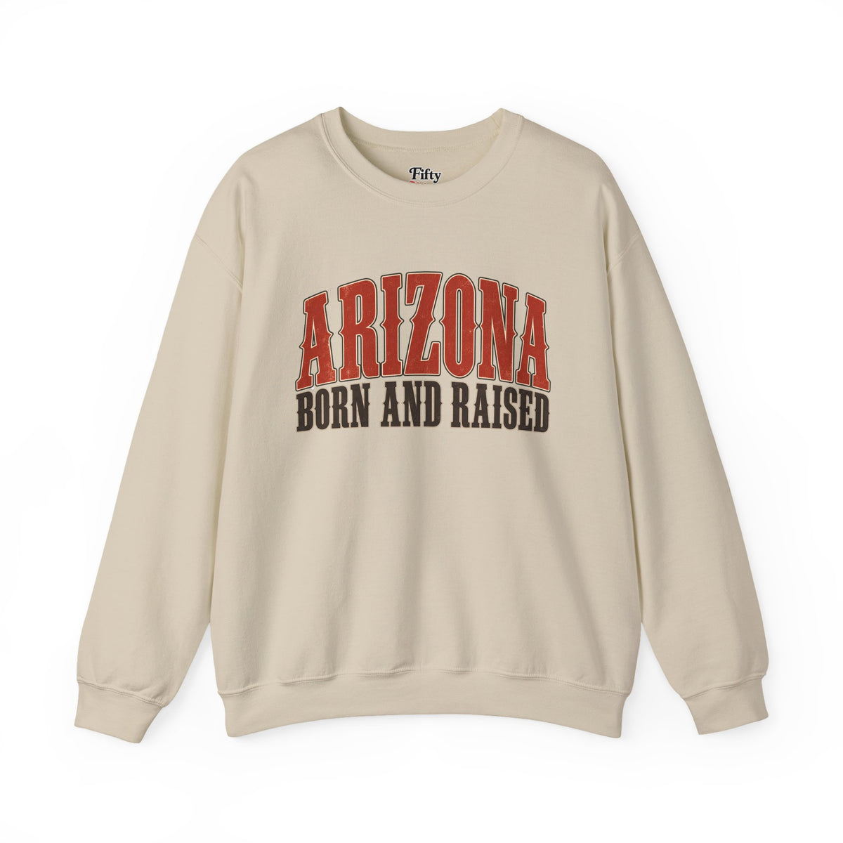 Arizona Born and Raised Western Rodeo Unisex Sweatshirt Graphic