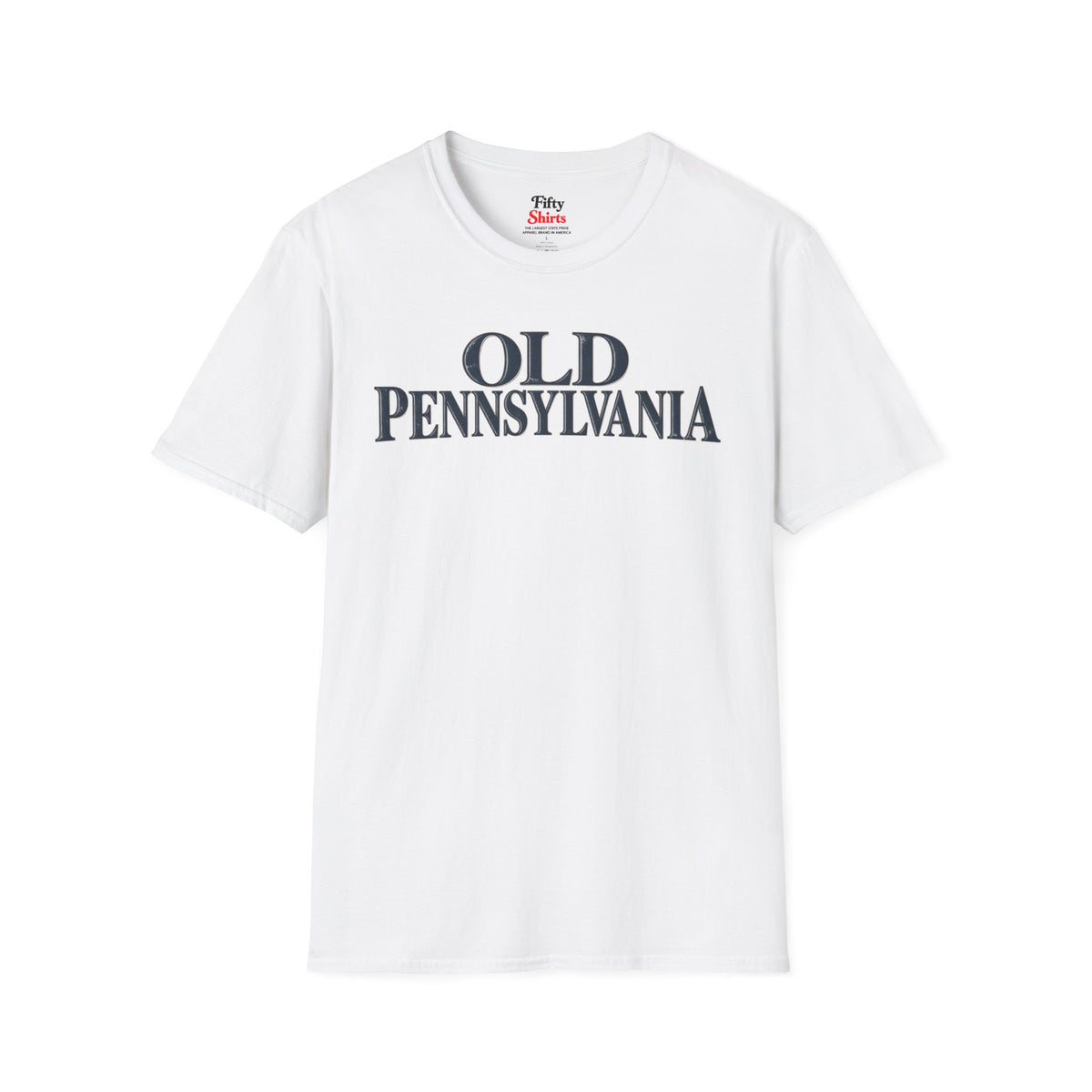 Old Pennsylvania Unisex Softstyle T Shirt State Name Graphic Tee