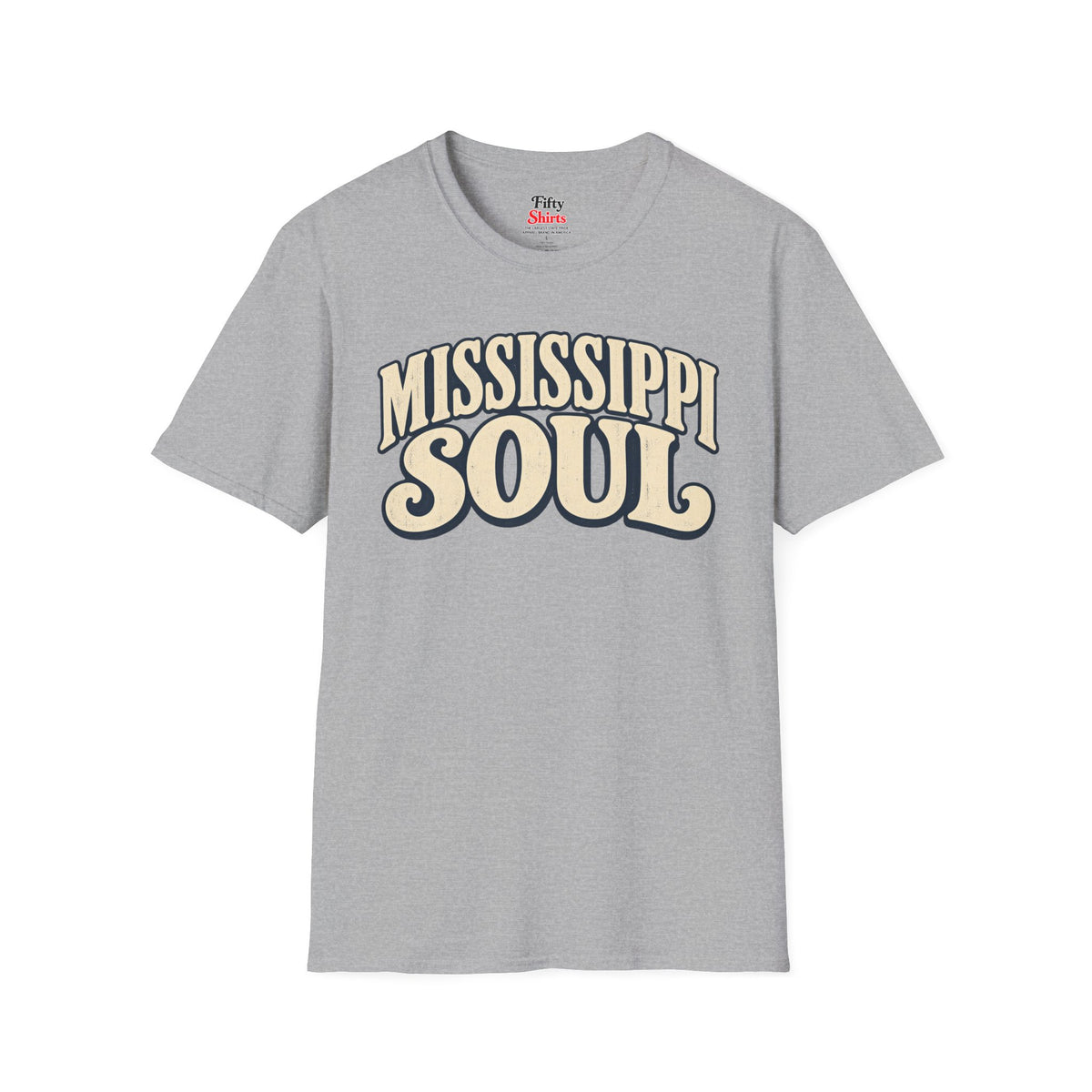 Mississippi Soul Unisex Softstyle T Shirt State Name Graphic Tee