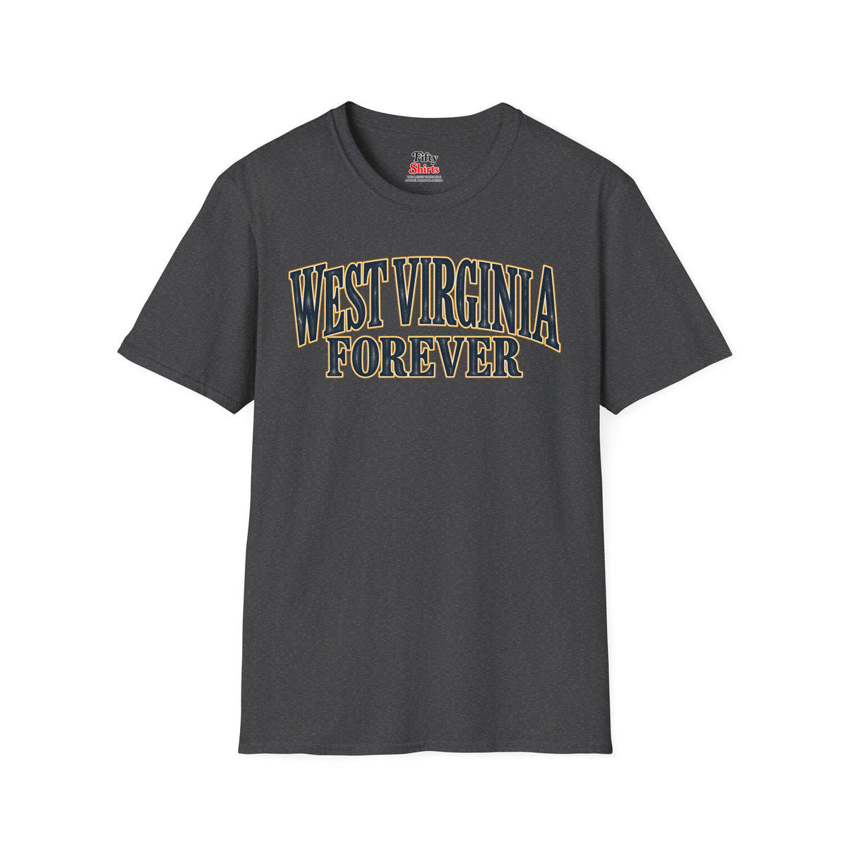 West Virginia Forever Unisex Softstyle T Shirt State Name Graphic Tee