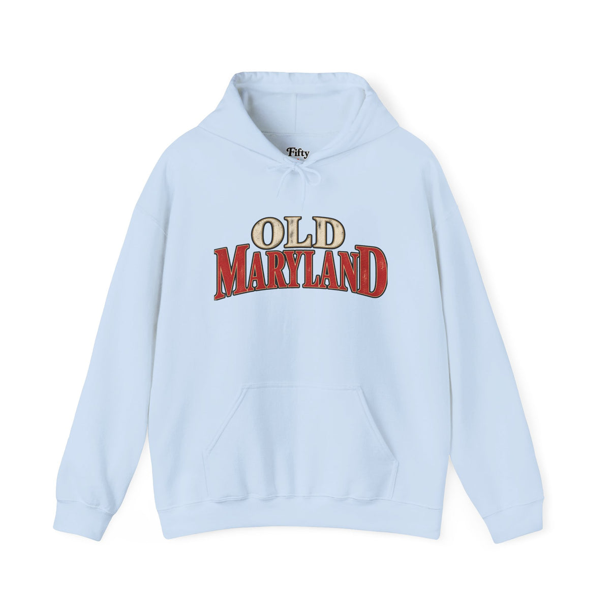 Old Maryland Unisex Hoodie State Name Graphic