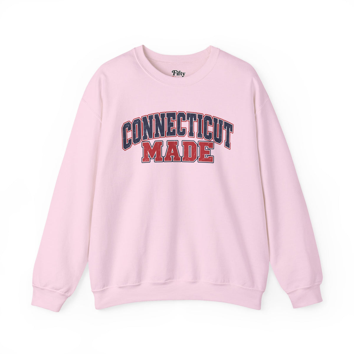 Connecticut Made Unisex Crewneck Sweatshirt State Name Graphic