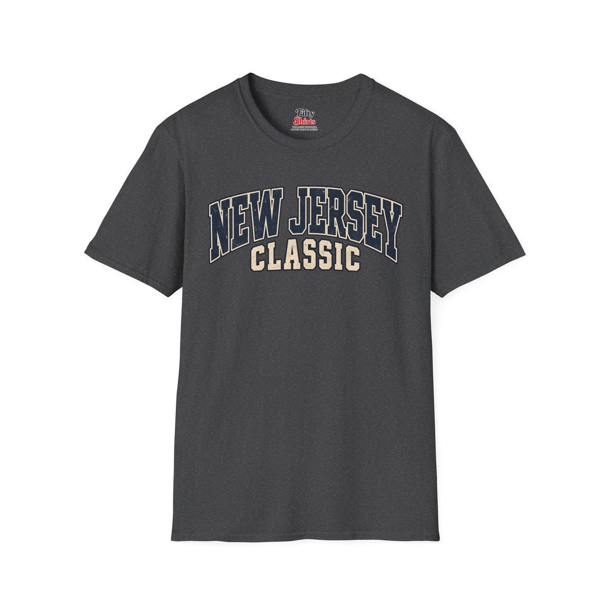 New Jersey Classic Unisex Softstyle T Shirt State Name Graphic Tee