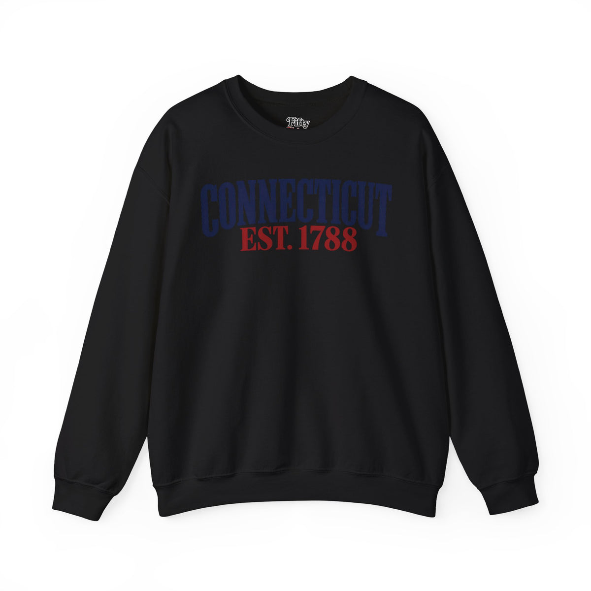 Connecticut EST 1788 Unisex Crewneck Sweatshirt State Name Graphic