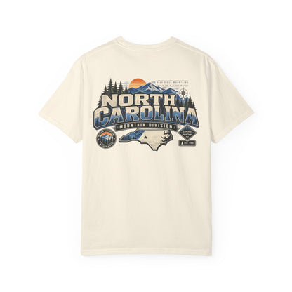 North Carolina Mountain Division Unisex Comfort Color 1717 Streetwear Graphic Tee
