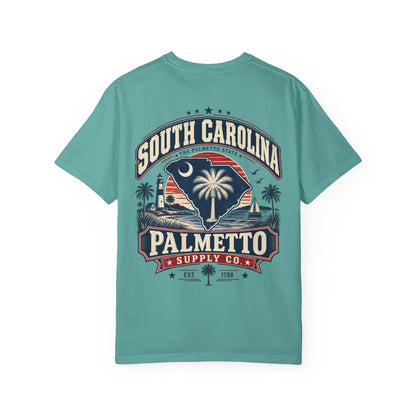 South Carolina Palmetto Supply Co Unisex Comfort Color 1717 Streetwear Graphic Tee