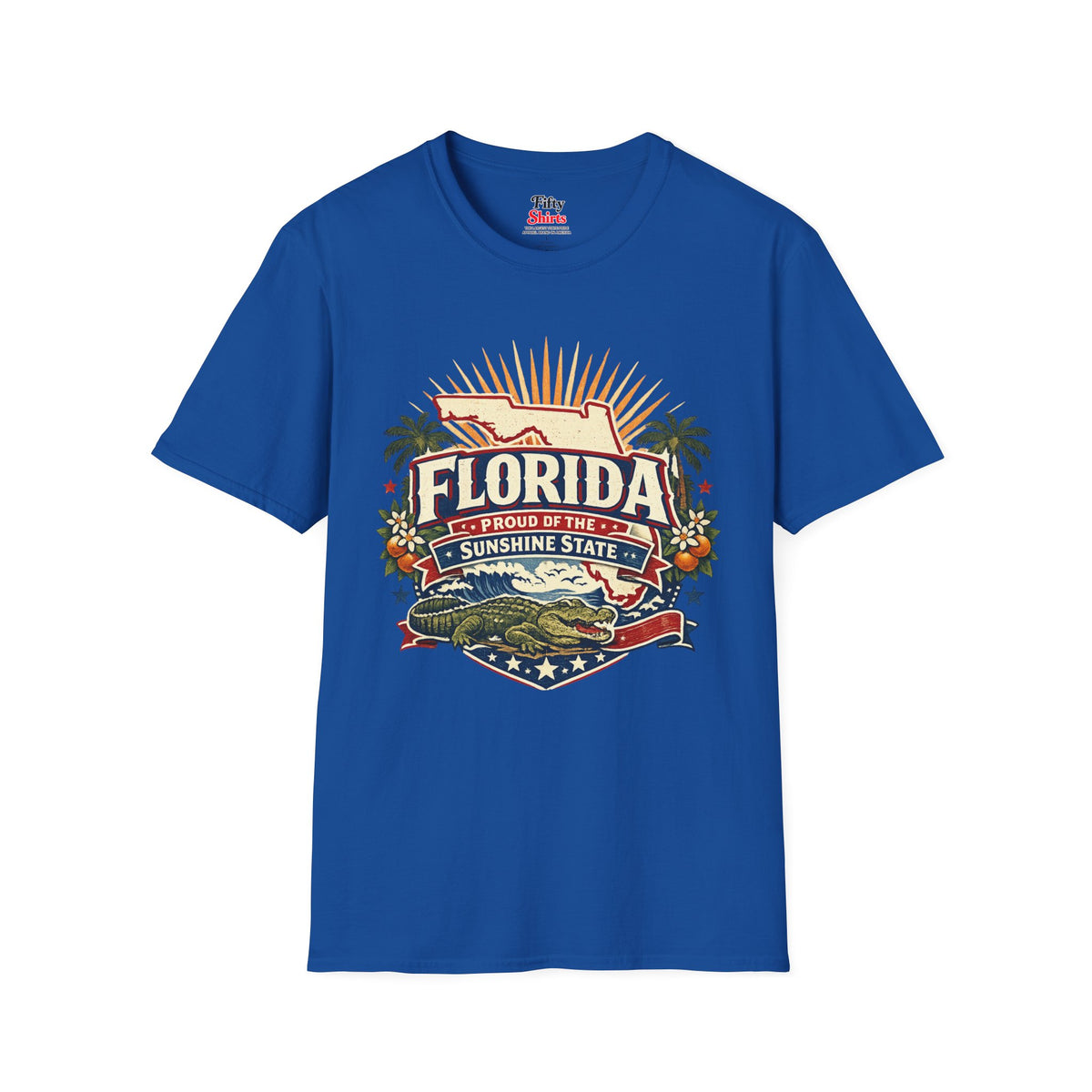 Florida State Pride Unisex Softstyle T Shirt State Pride Graphic Tee Collections FS03