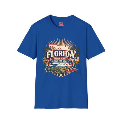 Florida State Pride Unisex Softstyle T Shirt State Pride Graphic Tee Collections FS03