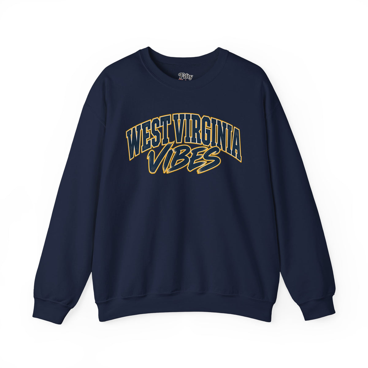 West Virginia Vibes Unisex Crewneck Sweatshirt State Name Graphic