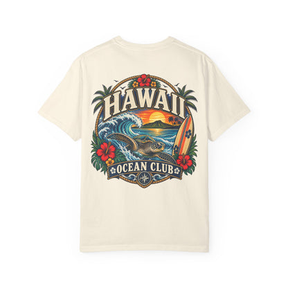 Hawaii Ocean Club Unisex Comfort Color 1717 Streetwear Graphic Tee