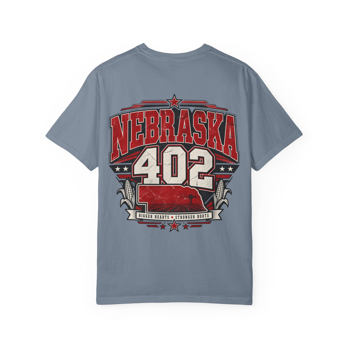 Nebraska 402 Unisex Comfort Color 1717 Streetwear Graphic Tee