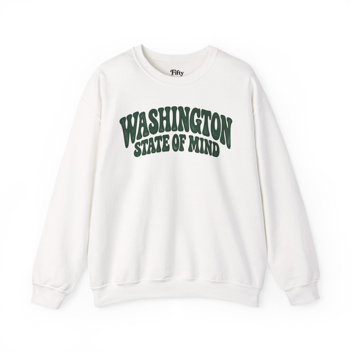 Washington State of Mind Unisex Crewneck Sweatshirt State Name Graphic