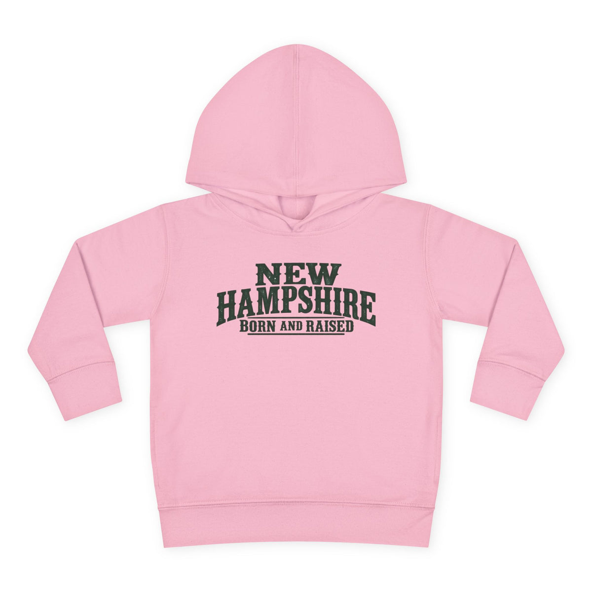 New Hampshire Born and Raised Rustic Outdoor Heritage Unisex Pullover Fleece Hoodie
