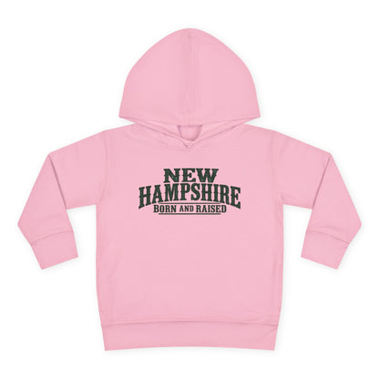 New Hampshire Born and Raised Rustic Outdoor Heritage Unisex Pullover Fleece Hoodie