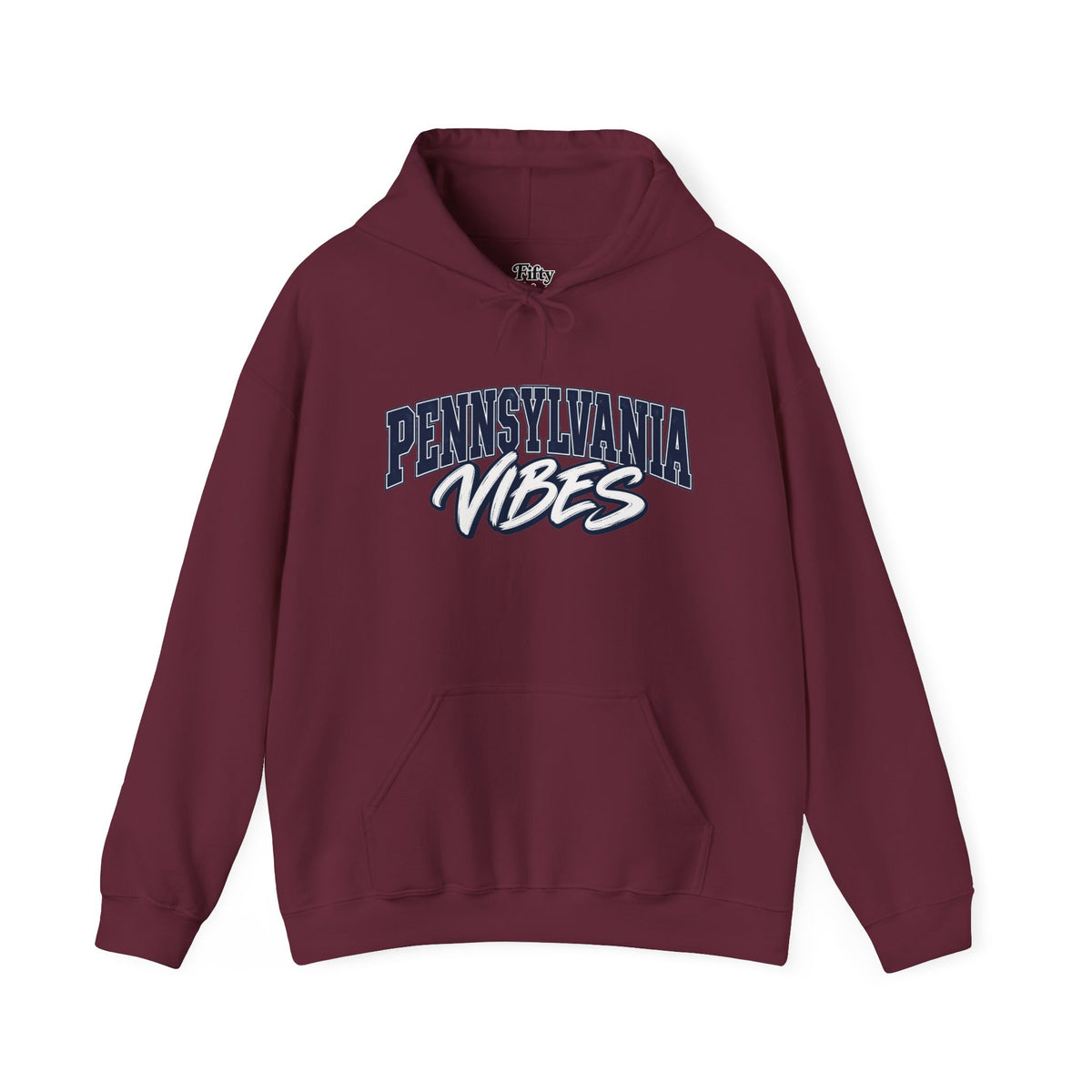 Pennsylvania Vibes Unisex Hoodie State Name Graphic