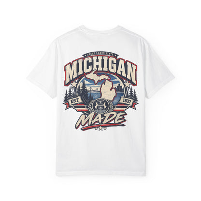 Michigan Made Unisex Comfort Color 1717 Streetwear Graphic Tee