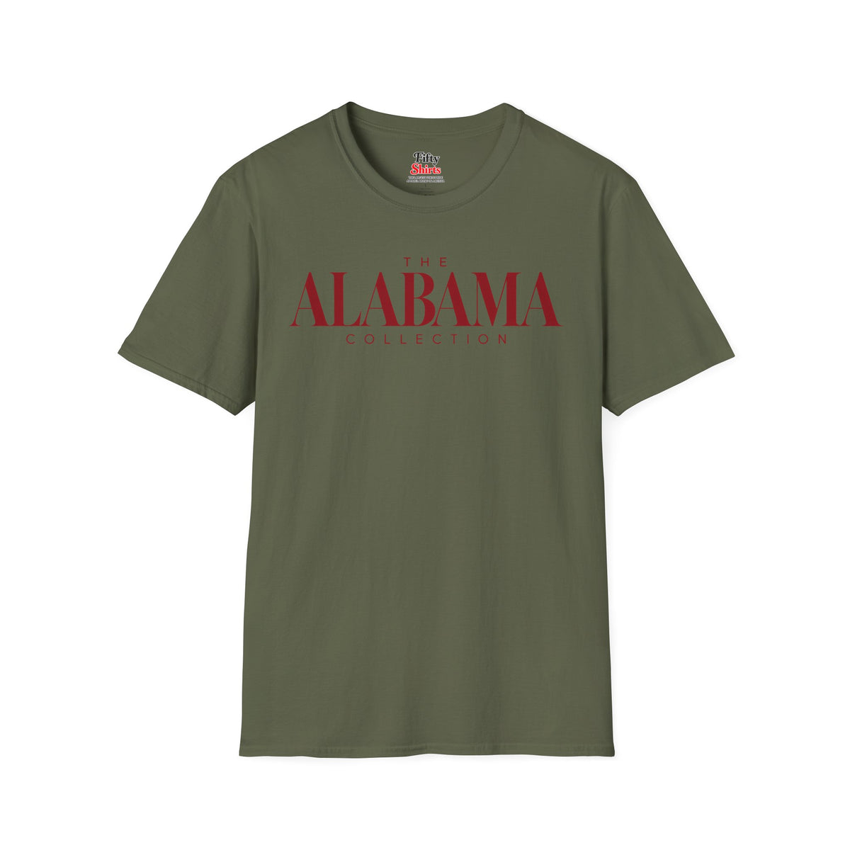 The Alabama Collection Unisex Softstyle T Shirt State Name Graphic Tee