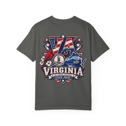 Virginia State Pride Unisex Comfort Color 1717 Streetwear Graphic Tee