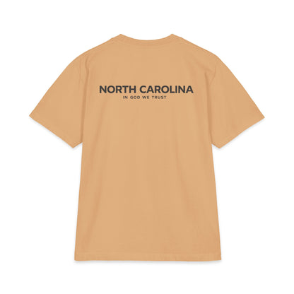 North Carolina All State In God We Trust Unisex Max Heavyweight Short Sleeve