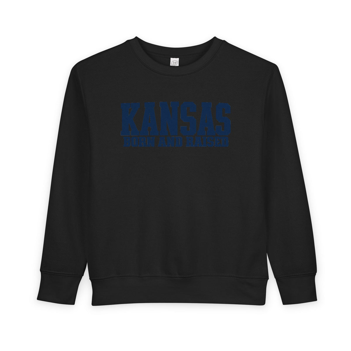 Kansas Born and Raised  Premium Streetwear Unisex Toddler Sweatshirt