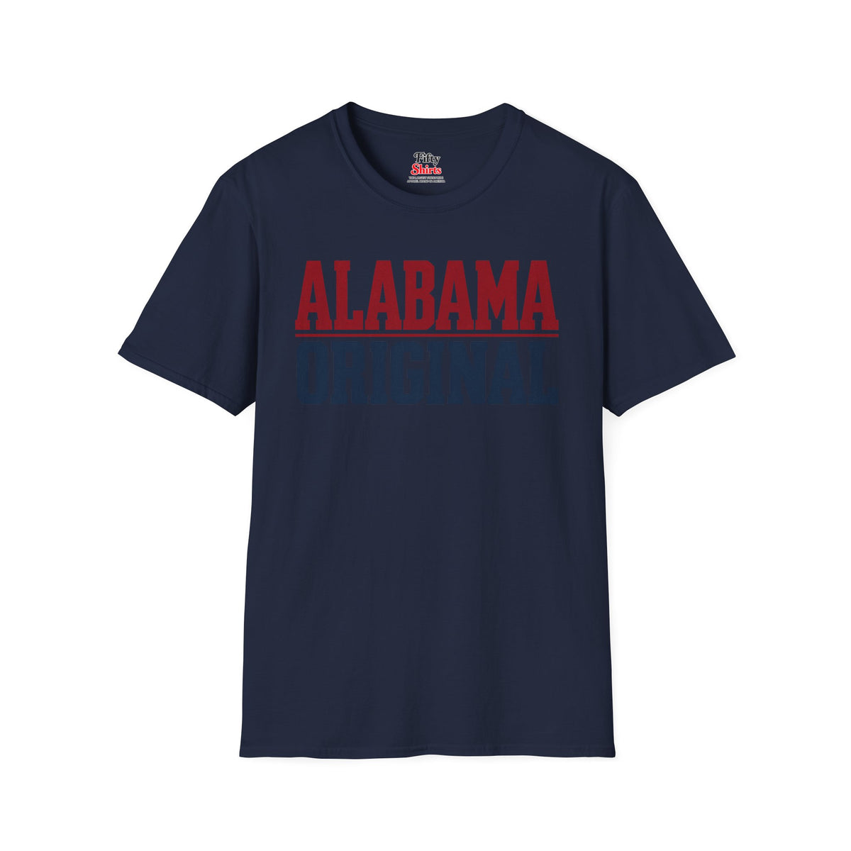 Alabama Original Unisex Softstyle T Shirt State Name Graphic Tee