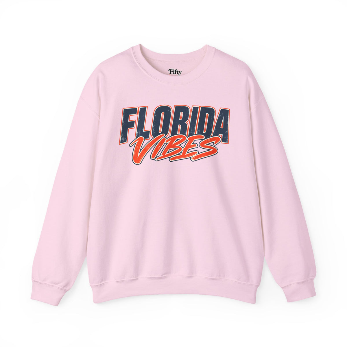Florida Vibes Unisex Crewneck Sweatshirt State Name Graphic