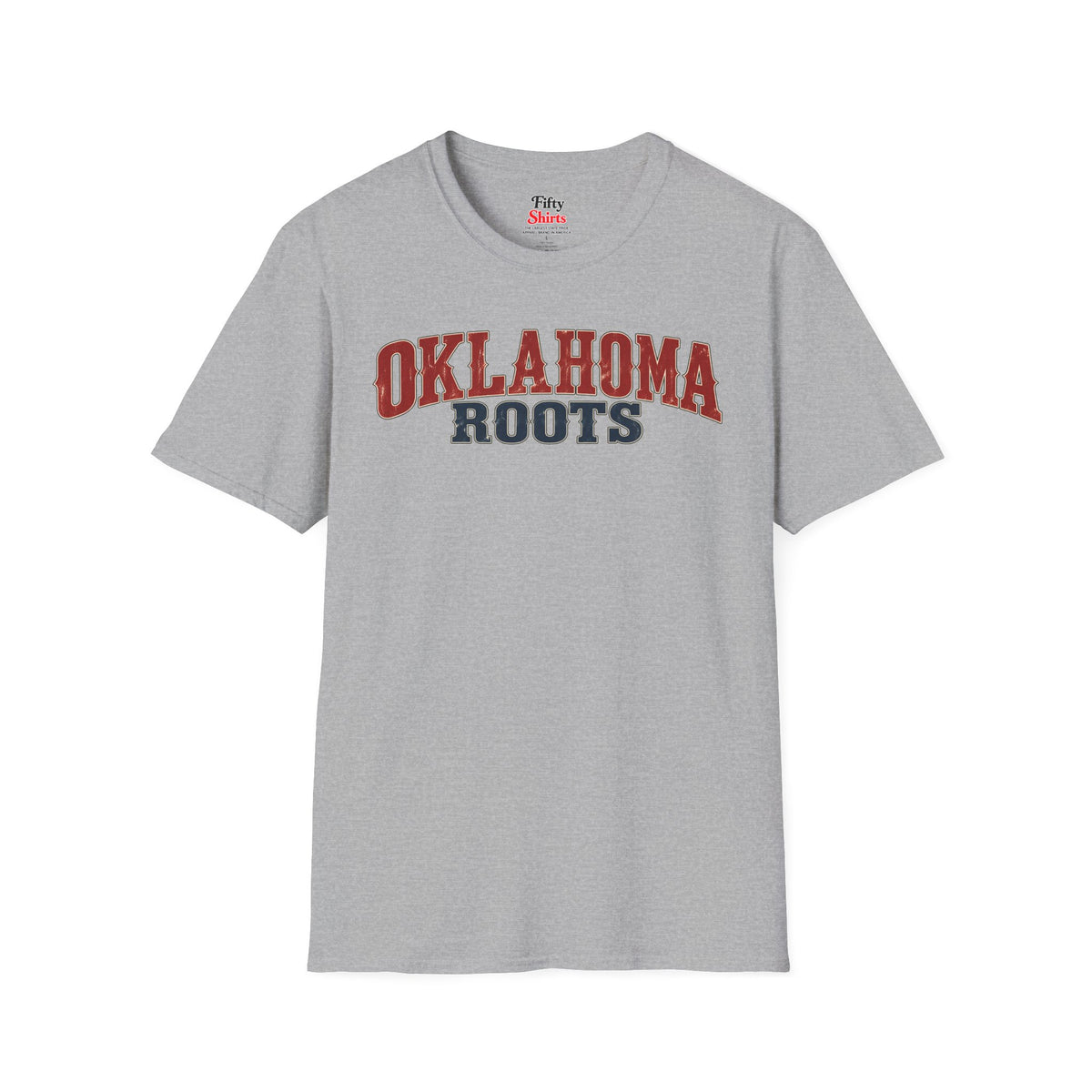 Oklahoma Roots Unisex Softstyle T Shirt State Name Graphic Tee