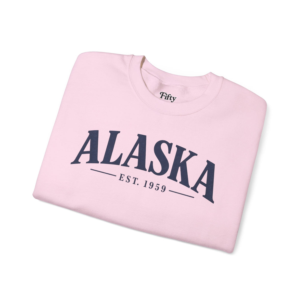 Alaska Est 1959 Unisex Crewneck Sweatshirt State Name Graphic