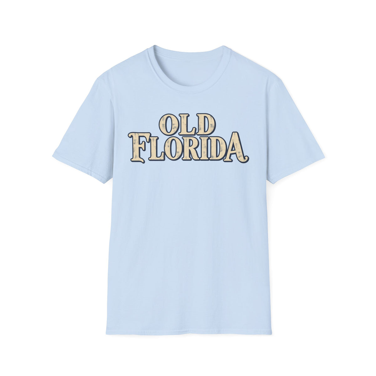 Old Florida Unisex Softstyle T Shirt State Name Graphic Tee