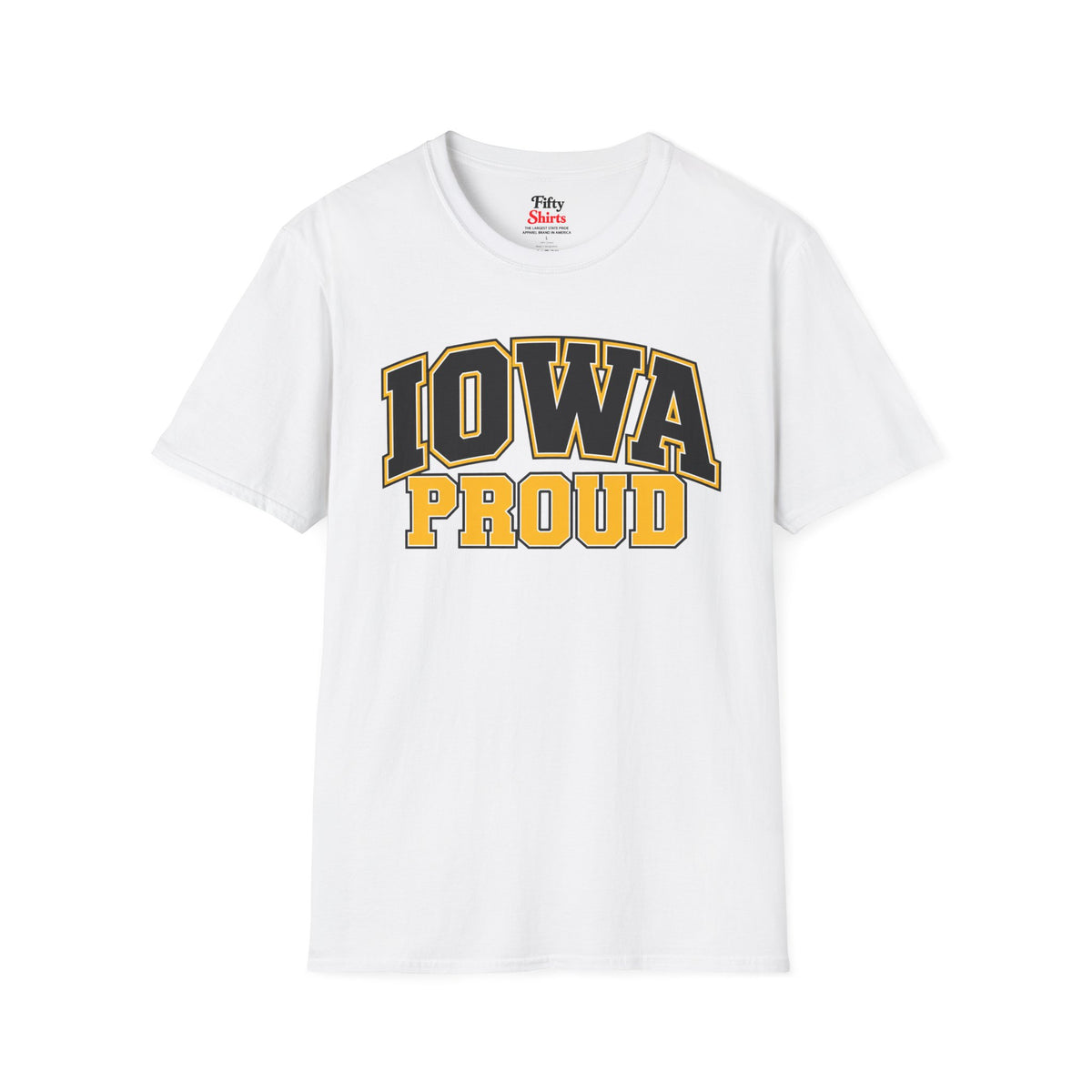 Iowa Proud Unisex Softstyle T Shirt State Name Graphic Tee