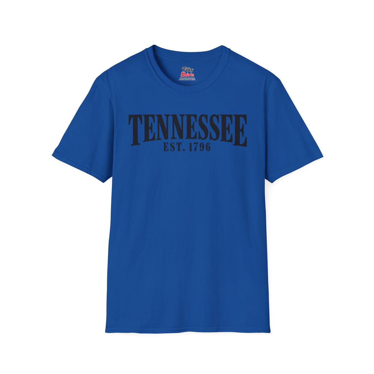 Tennessee Est.1796 Unisex Softstyle T Shirt State Name Graphic Tee