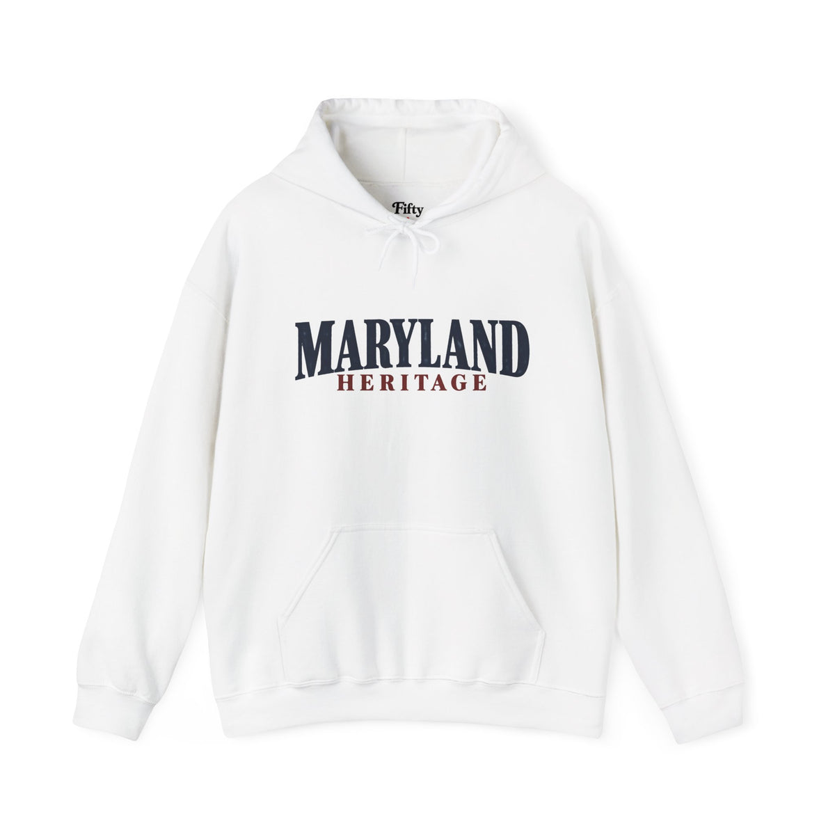 Maryland Heritage Unisex Hoodie State Name Graphic