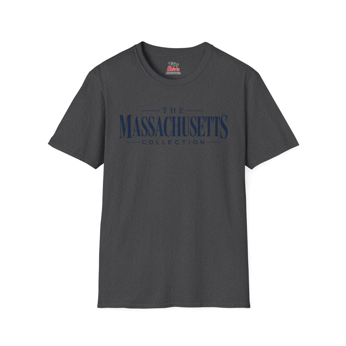 The Massachusetts Collection Unisex Softstyle T Shirt State Name Graphic Tee
