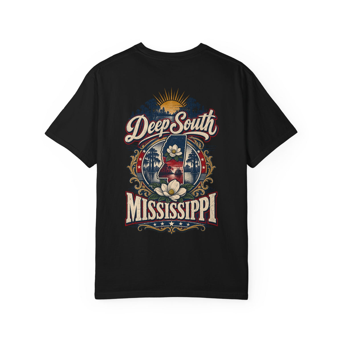 Deep South Mississippi Unisex Comfort Color 1717 Streetwear Graphic Tee