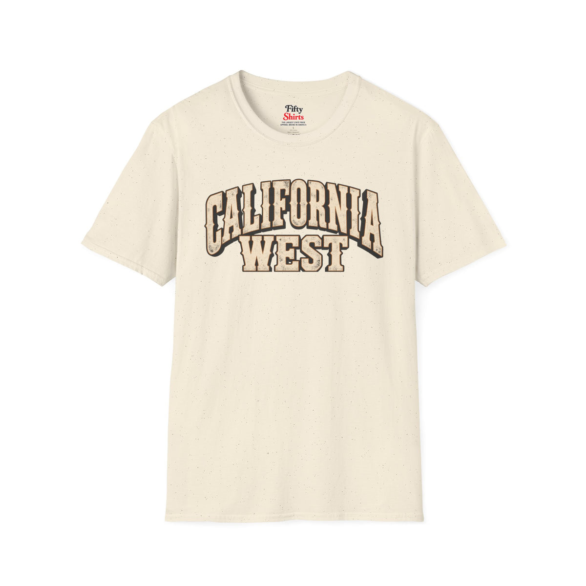 California West Unisex Softstyle T Shirt State Name Graphic Tee
