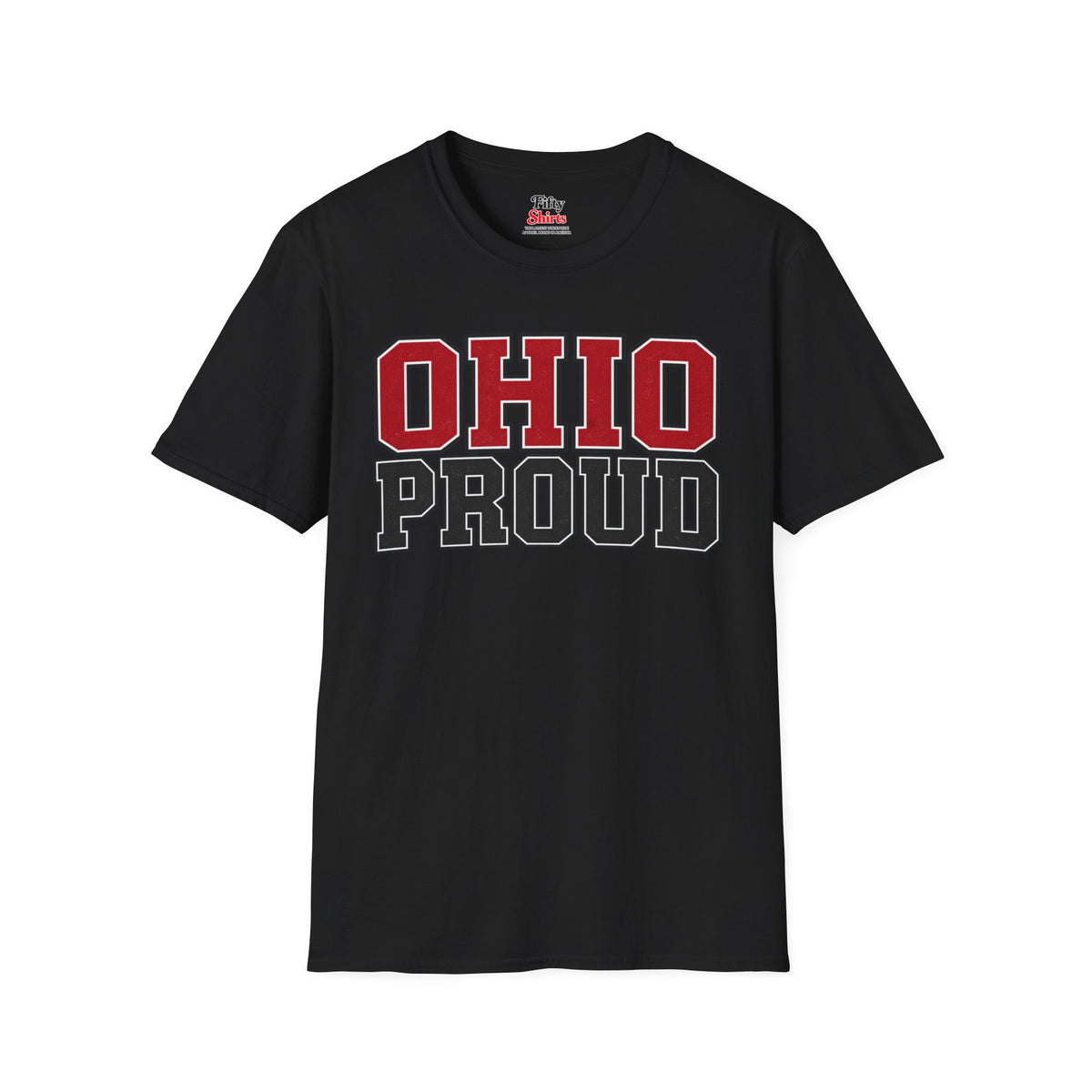 Ohio Proud Unisex Softstyle T Shirt State Name Graphic Tee